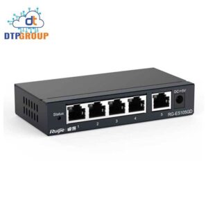 dtpgroup-thiet-bi-chuyen-mach-5-cong-switch-ruijie-rg-es105gd-toc-do-chuyen-mach-10gbps-1